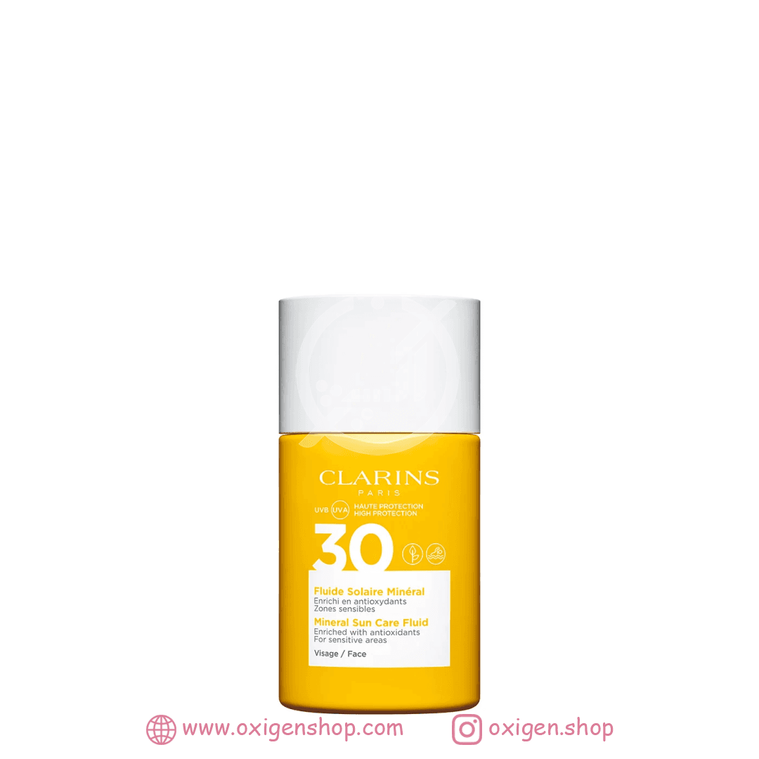فلوئید ضدآفتاب کلارنس مدل mineral visage فلوئید ضدآفتاب کلارنس مدل mineral visage