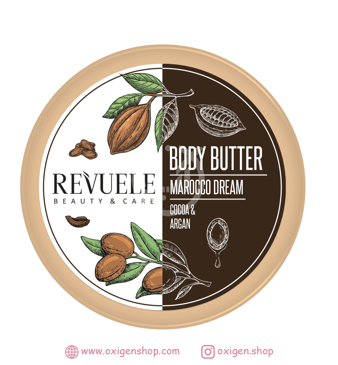 کره بدن ریول مدل Cocoa & Argan کره بدن ریول مدل Cocoa & Argan