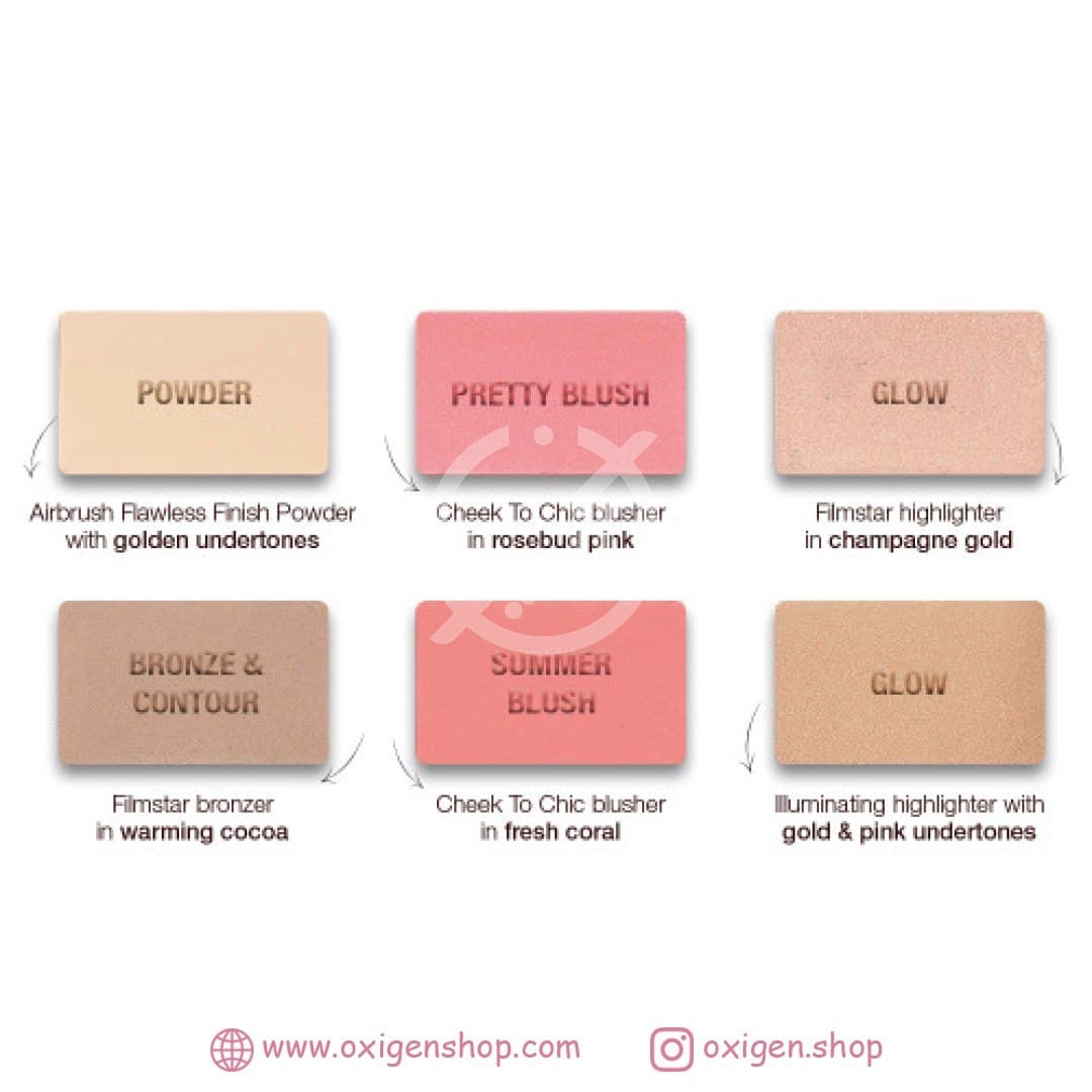 پالت صورت شارلوت تیلبری مدل GLOWING, PRETTY پالت صورت شارلوت تیلبری مدل GLOWING, PRETTY