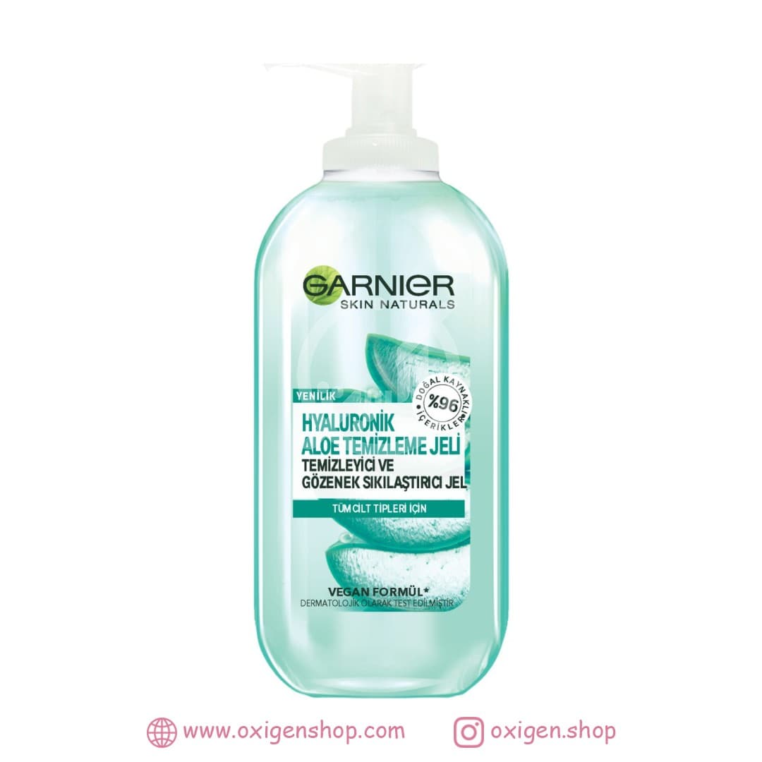 ژل شستشو گارنیر مدل Hyaluronik Aloe ژل شستشو گارنیر مدل Hyaluronik Aloe
