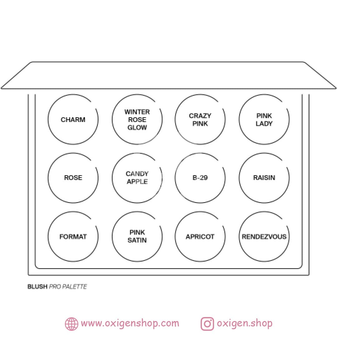 پالت رژگونه پودری افرا پالت رژگونه پودری افرا