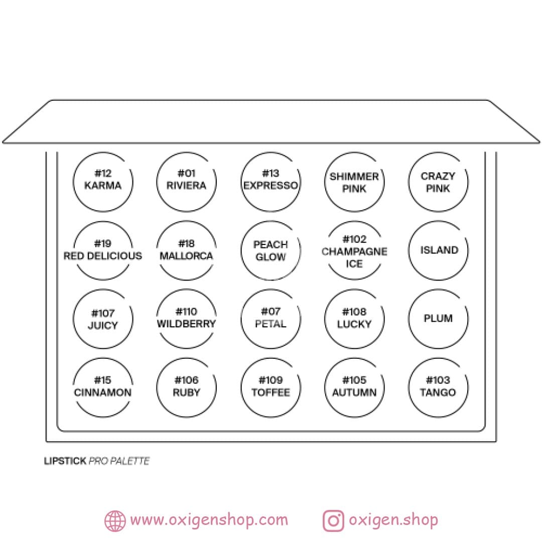 پالت رژلب افرا پالت رژلب افرا