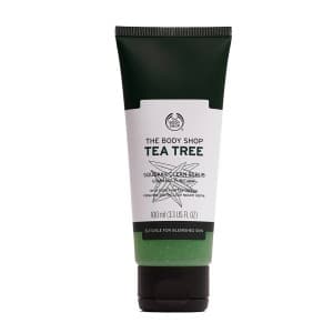 اسکراب صورت بادی شاپ مدل tea tree اسکراب صورت بادی شاپ مدل tea tree