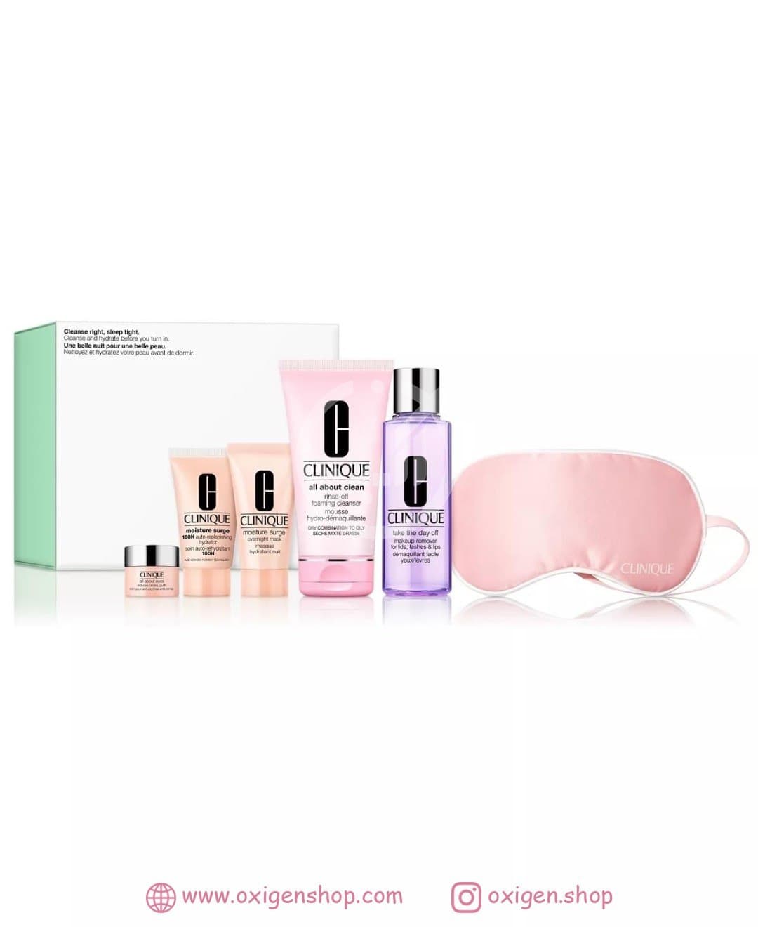 ست مراقبت از پوست کلینیک مدل cleanse right, sleep tight ست مراقبت از پوست کلینیک مدل cleanse right, sleep tight