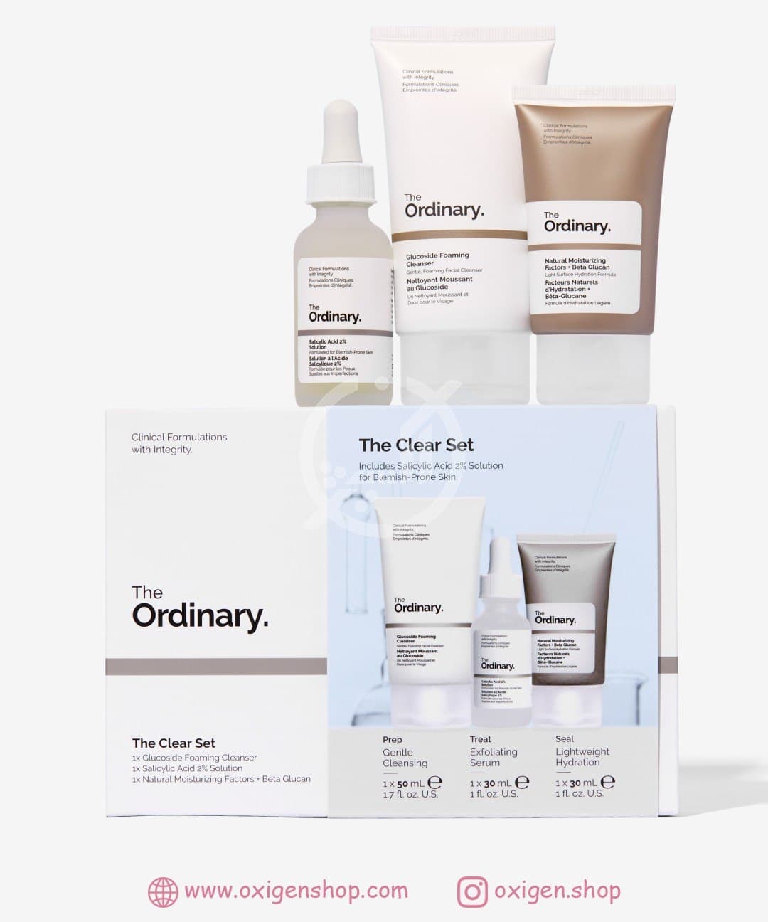 ست مراقبت از پوست اوردینری مدل The Clear ست مراقبت از پوست اوردینری مدل The Clear