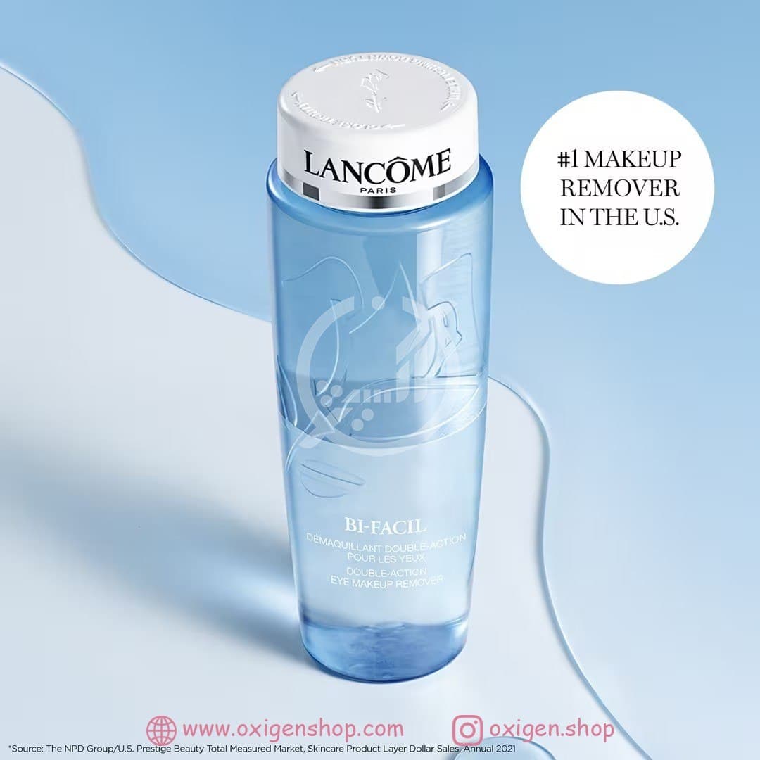 پاککننده آرایش چشم دوفاز لانکوم مدل Bi Facil پاککننده آرایش چشم دوفاز لانکوم مدل Bi Facil