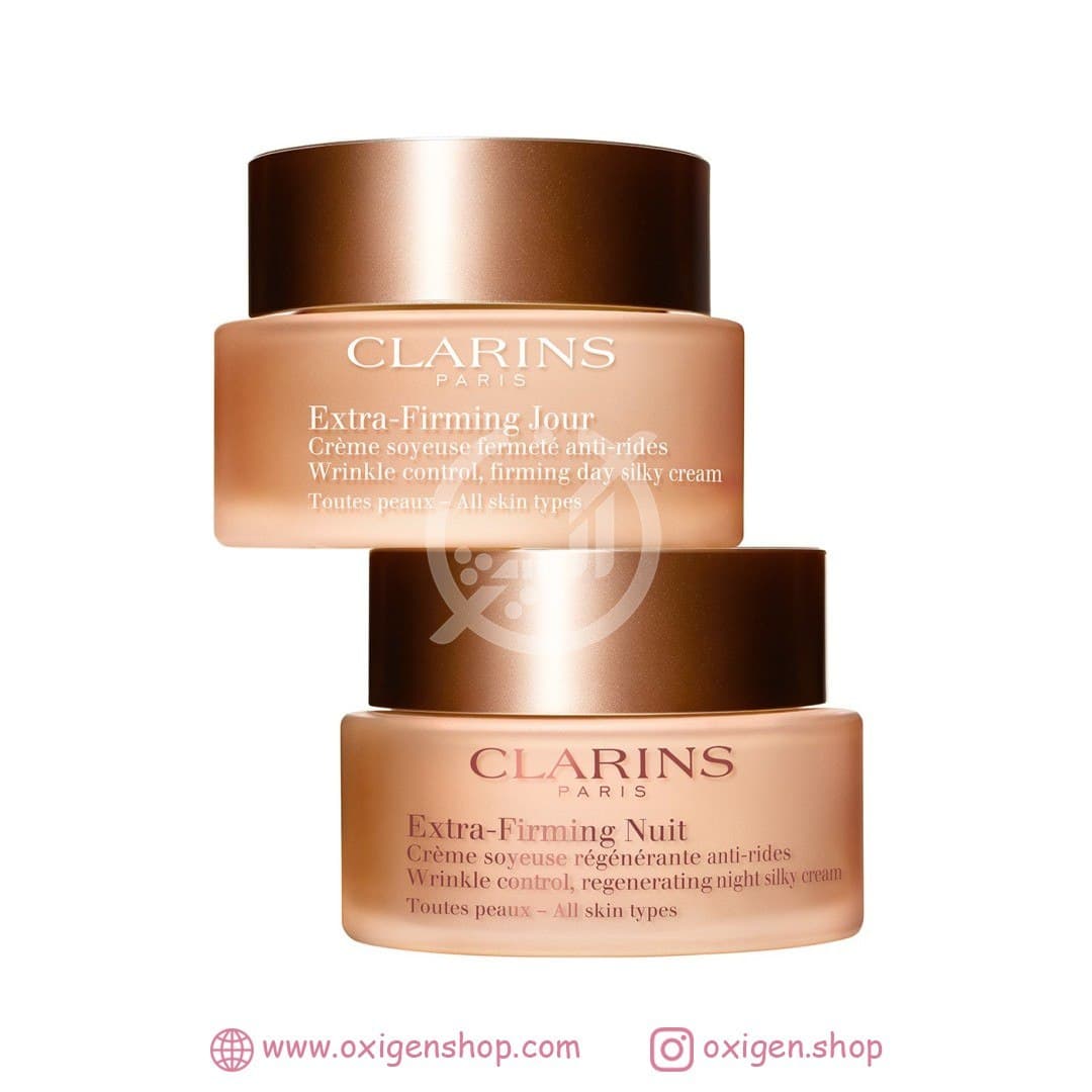 ست کرم روز و شب کلارنس مدل Extra Firming ست کرم روز و شب کلارنس مدل Extra Firming