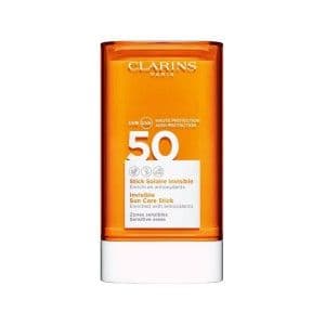 ضدآفتاب استیکی بی رنگ کلارنس spf 50 ضدآفتاب استیکی بی رنگ کلارنس spf 50