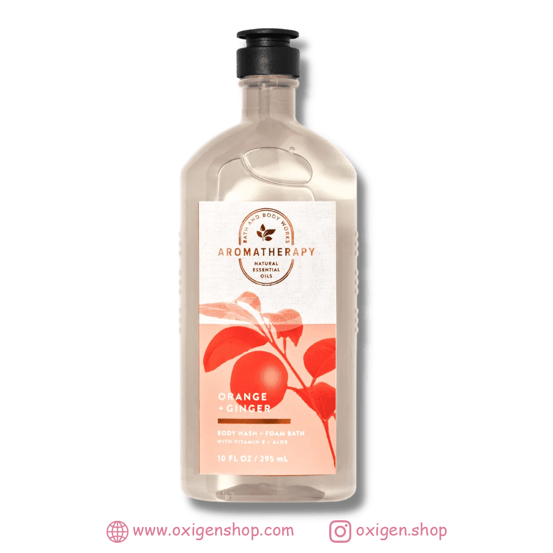 فوم شستشو بدن بث اند بادی ورکز مدل Orange & Ginger فوم شستشو بدن بث اند بادی ورکز مدل Orange & Ginger