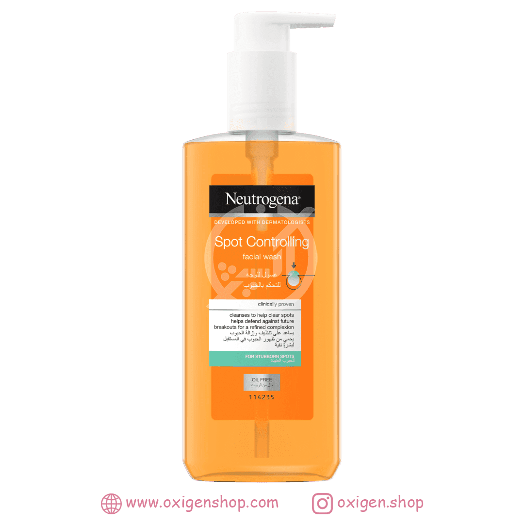 ژل شستشو صورت نوتروژینا مدل spot controlling ژل شستشو صورت نوتروژینا مدل spot controlling