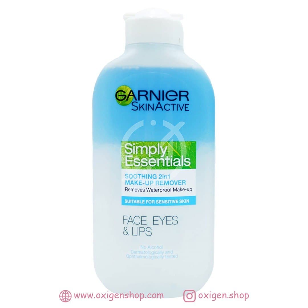 پاک کننده آرایش دوفاز گارنیر مدل simply Essentials پاک کننده آرایش دوفاز گارنیر مدل simply Essentials
