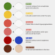 پالت رنگدانه 19 رنگ فوراور 52 مدل colortiste