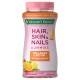 پاستیل بیوتین و کلاژن نیچرز بونتی مدل Hair, Skin & Nails